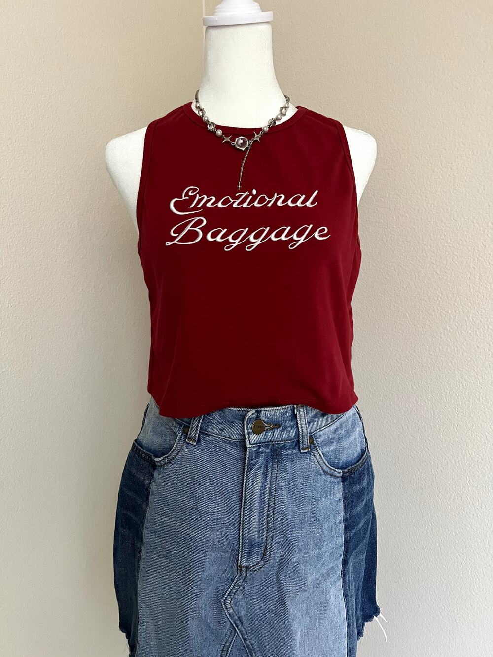 **NEW Forever 21 Red  Graphic Crop Top